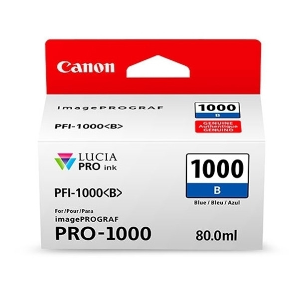 Canon PFI-1000B blue ink cartridge (original Canon) 0555C001 010144 - 1