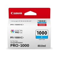 Canon PFI-1000C cyan ink cartridge (original Canon) 0547C001 010128