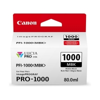 Canon PFI-1000MBK matte black ink cartridge (original Canon) 0545C001 010124