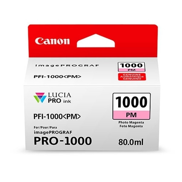 Canon PFI-1000PM photo magenta ink cartridge (original Canon) 0551C001 010136 - 1
