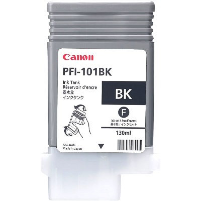 Canon PFI-101BK black ink cartridge (original Canon) 0883B001 018252 - 1