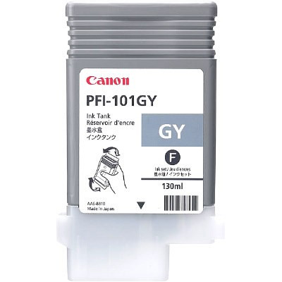 Canon PFI-101GY grey ink cartridge (original Canon) 0892B001 018270 - 1