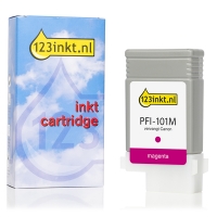 Canon PFI-101M magenta ink cartridge (123ink version) 0885B001C 018257