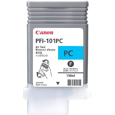 Canon PFI-101PC photo cyan ink cartridge (original Canon) 0887B001 018260 - 1