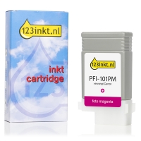 Canon PFI-101PM photo magenta ink cartridge (123ink version) 0888B001C 018263