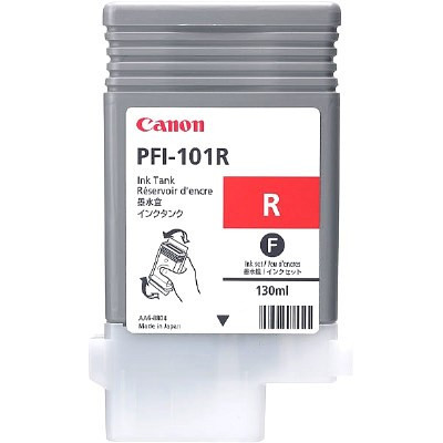 Canon PFI-101R red ink cartridge (original Canon) 0889B001 018264 - 1
