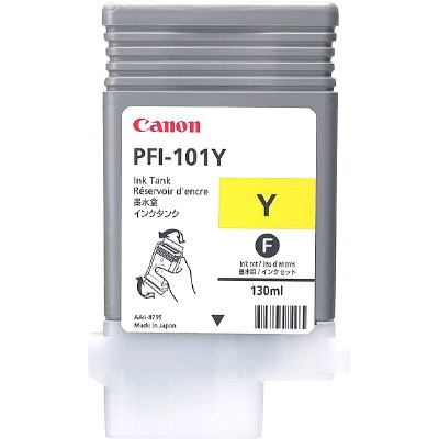Canon PFI-101Y yellow ink cartridge (original Canon) 0886B001 018258 - 1