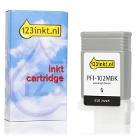 Canon PFI-102MBK matte black ink cartridge (123ink version) 0894B001C 018221