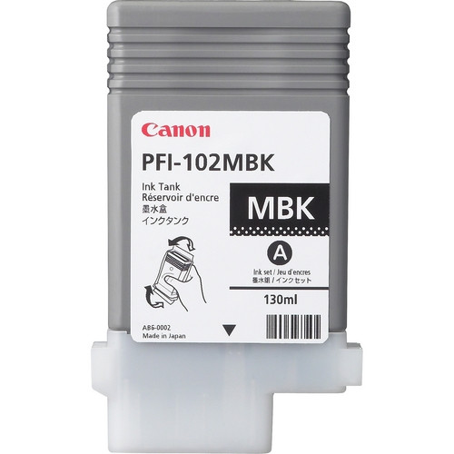 Canon PFI-102MBK matte black ink cartridge (original Canon) 0894B001 018220 - 1