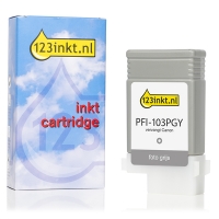 Canon PFI-103PGY photo grey ink cartridge (123ink version) 2214B001C 017484