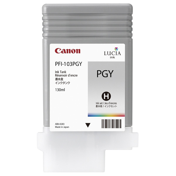 Canon PFI-103PGY photo grey ink cartridge (original Canon) 2214B001 018277 - 1