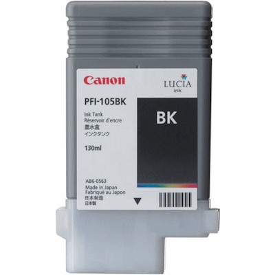 Canon PFI-105BK black ink cartridge (original) 3000B005 018602 - 1
