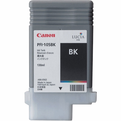 Canon PFI-105BK black ink cartridge (original Canon) 018602 - 1