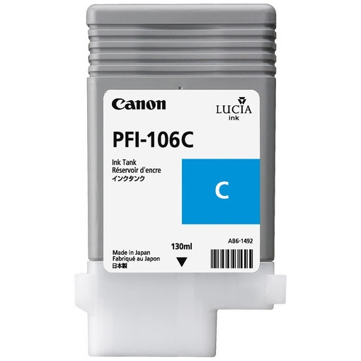 Canon PFI-106C cyan ink cartridge (original Canon) 6622B001 018902 - 1