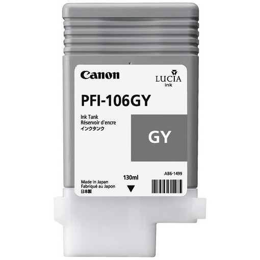 Canon PFI-106GY grey ink cartridge (original) 6630B001 018912 - 1