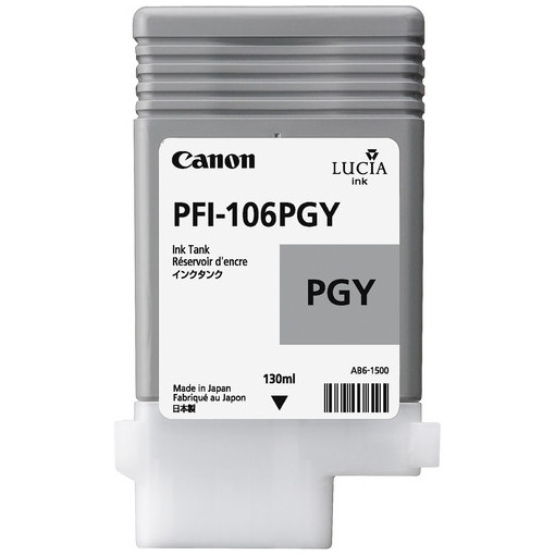 Canon PFI-106PGY photo grey ink cartridge (original) 6631B001 018914 - 1