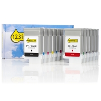 Canon PFI-106 MBK/BK/C/M/Y/PC/PM/R/G/B/GY/PGY cartridges 12-pack (123ink version)  132061