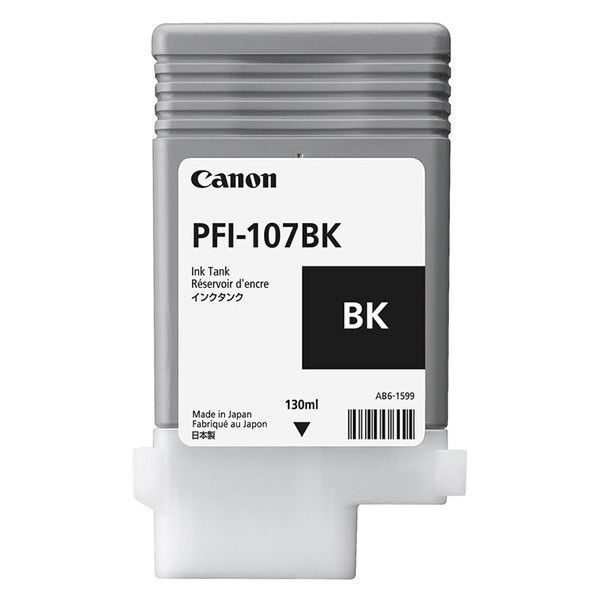 Canon PFI-107BK black ink cartridge (original Canon) 6705B001 018980 - 1