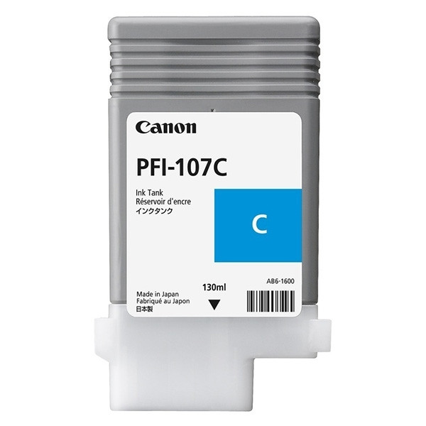 Canon PFI-107C cyan ink cartridge (original Canon) 6706B001 018982 - 1