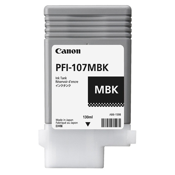 Canon PFI-107MBK matte black ink cartridge (original Canon) 6704B001 018978 - 1