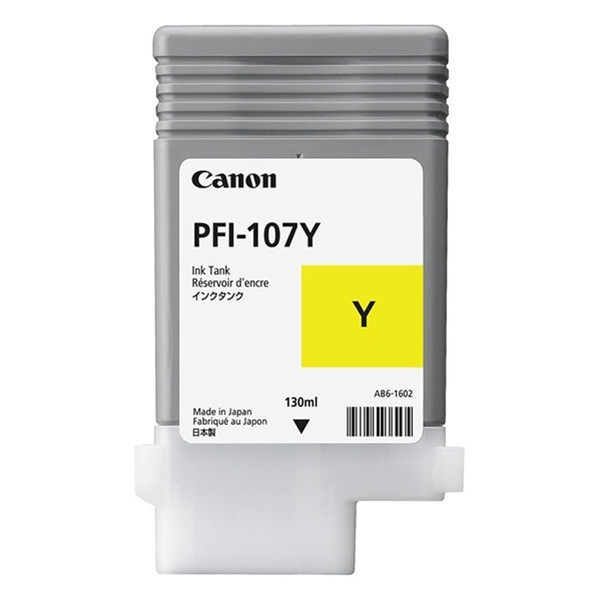 Canon PFI-107Y yellow ink cartridge (original Canon) 6708B001 018986 - 1
