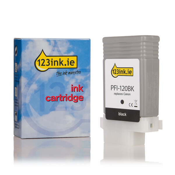 Canon PFI-120BK black ink cartridge (123ink version) 2885C001AAC 018427 - 1