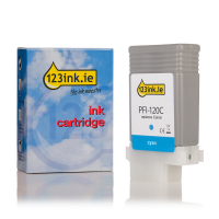 Canon PFI-120C cyan ink cartridge (123ink version) 2886C001AAC 018429