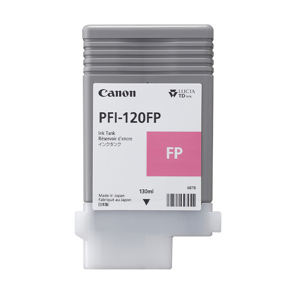 Canon PFI-120FP pink ink cartridge (original Canon) 3499C001 017602 - 1