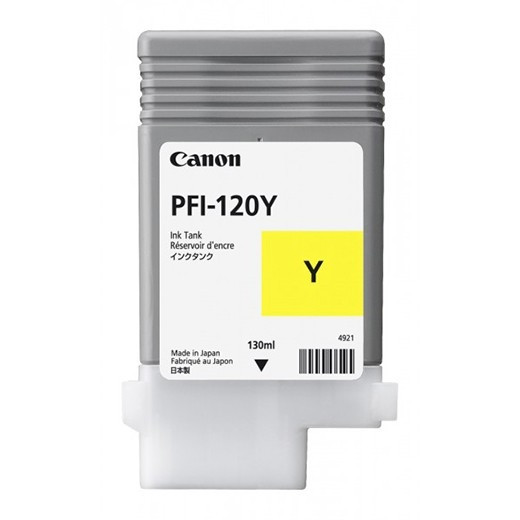 Canon PFI-120Y yellow ink cartridge (original Canon) 2888C001AA 018432 - 1