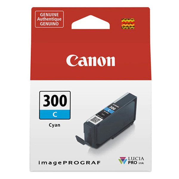 Canon PFI-300C cyan ink cartridge (original Canon) 4194C001 011706 - 1