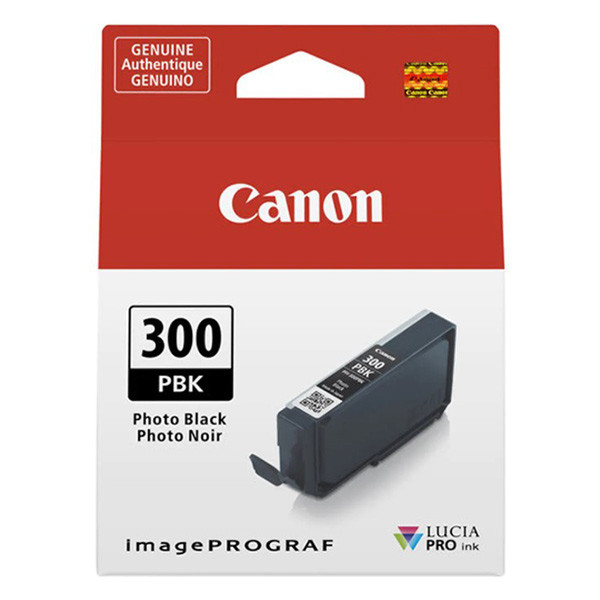 Canon PFI-300PBK photo black ink cartridge (original Canon) 4193C001 011704 - 1
