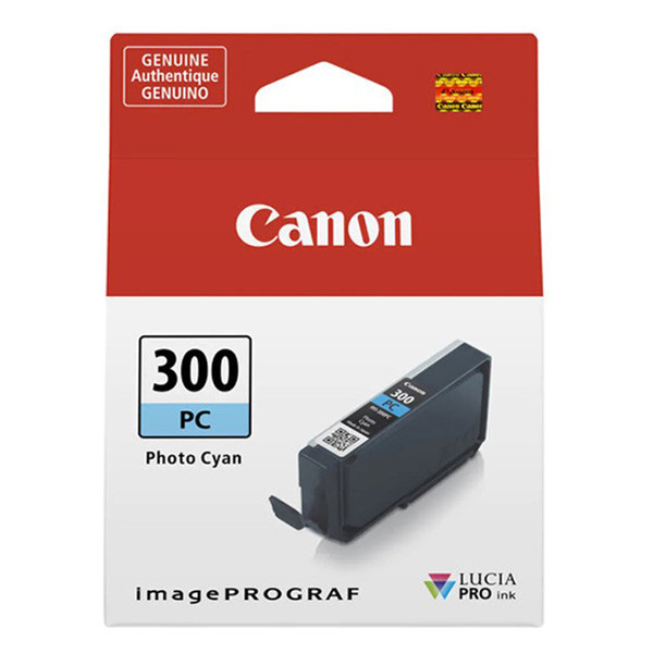 Canon PFI-300PC photo cyan ink cartridge (original Canon) 4197C001 011712 - 1