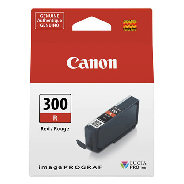 Canon PFI-300R red ink cartridge (original Canon) 4199C001 011716 - 1