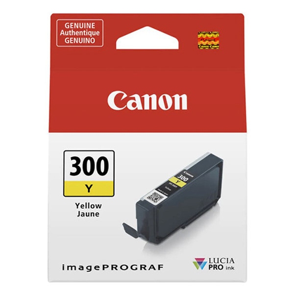 Canon PFI-300Y yellow ink cartridge (original Canon) 4196C001 011710 - 1