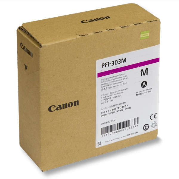Canon PFI-303M magenta ink cartridge (original Canon) 018378 - 1