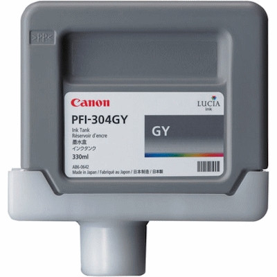 Canon PFI-304GY grey ink cartridge (original Canon) 018644 - 1