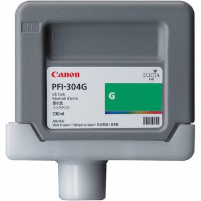 Canon PFI-304G green ink cartridge (original) 3856B005 018640 - 1