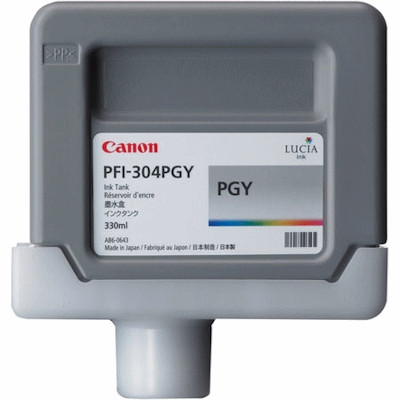 Canon PFI-304PGY photo grey ink cartridge (original) 3859B005 018646 - 1