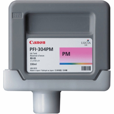 Canon PFI-304PM photo magenta ink cartridge (original) 3854B005 018636 - 1