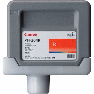 Canon PFI-304R red ink cartridge (original) 3855B005 018638 - 1