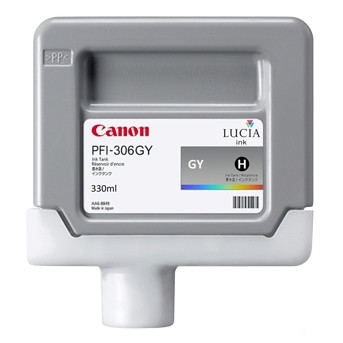 Canon PFI-306GY grey ink cartridge (original) 6666B001 018864 - 1