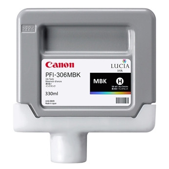 Canon PFI-306MBK matte black ink cartridge (original) 6656B001 018852 - 1