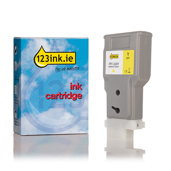 Canon PFI-320Y high-capacity yellow ink cartridge (123ink version) 018443 - 1
