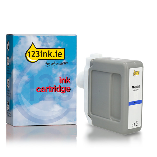 Canon PFI-3300B high-capacity blue ink cartridge (123ink version) 010571 - 1