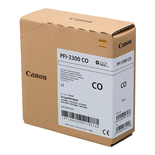 Canon PFI-3300CO high capacity chroma optimiser ink cartridge (original Canon) 010578 - 1