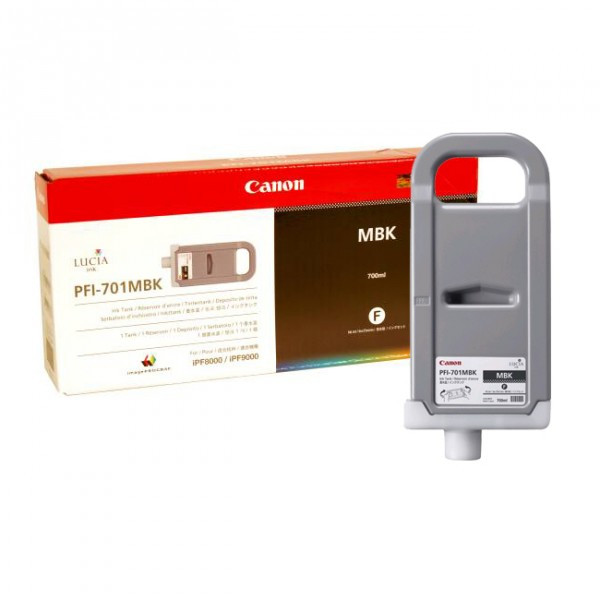 Canon PFI-701MBK matte black ink cartridge (original Canon) 0899B005 018304 - 1