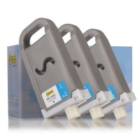 Canon PFI-703C high-capacity cyan cartridge 3-pack (123ink version) 132097