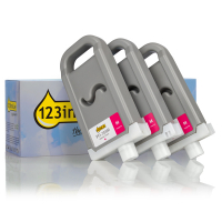 Canon PFI-703M high capacity magenta ink cartridge 3-pack (123ink version) 132098
