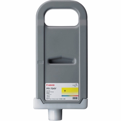 Canon PFI-704Y yellow ink cartridge (original Canon) 018656 - 1