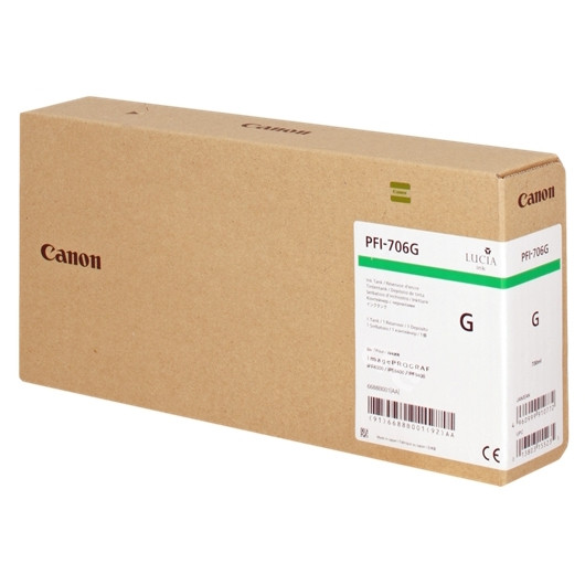 Canon PFI-706G high-capacity green ink cartridge (original) 018894 - 1